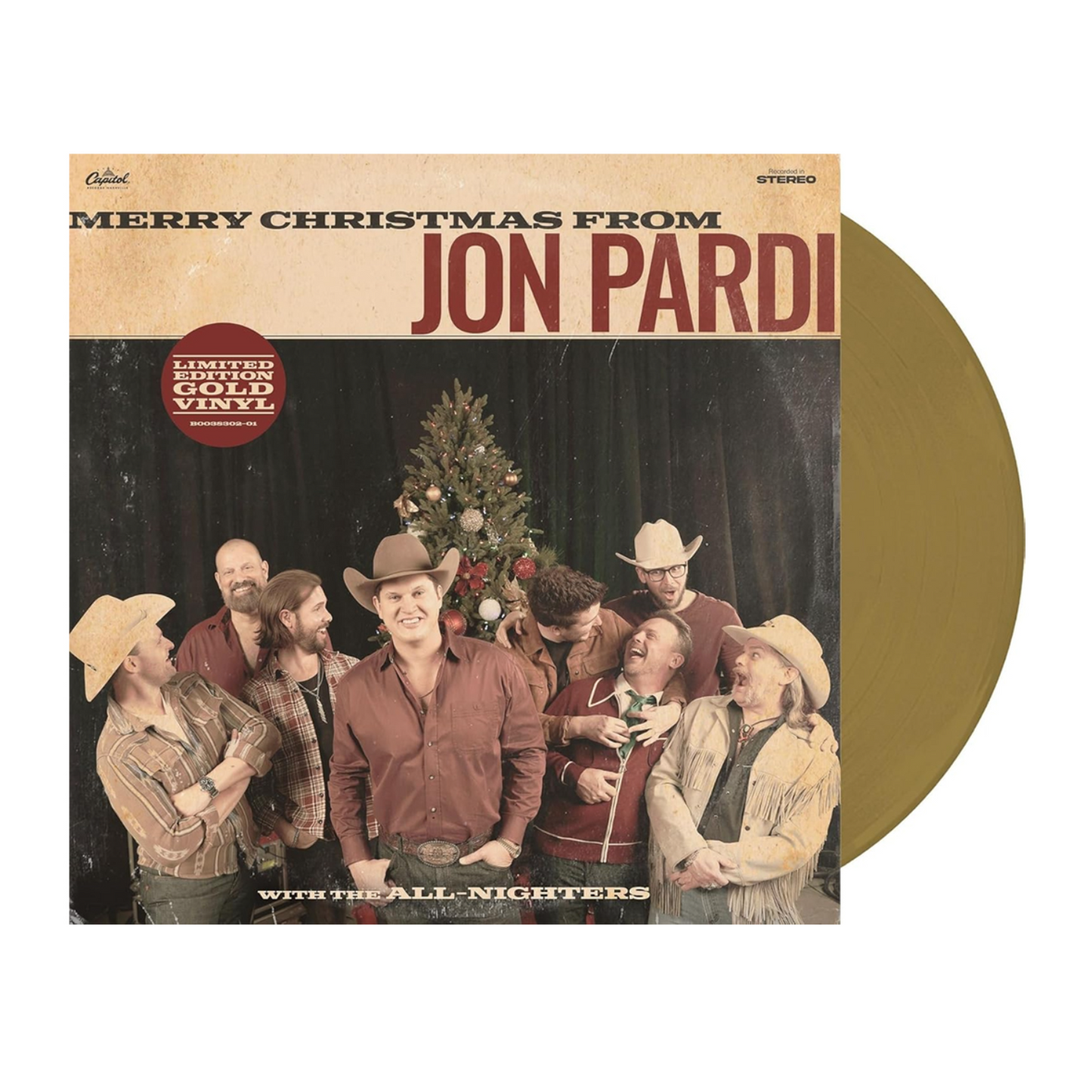 Merry Christmas from Jon Pardi (Vinyl-Gold)