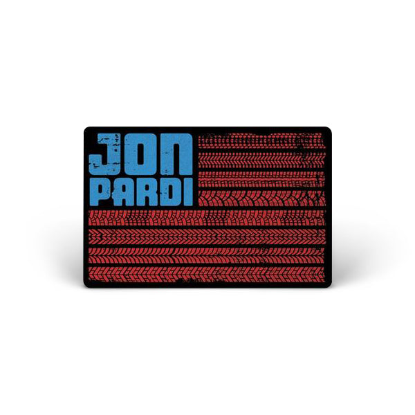 Tire Tread Flag Sticker