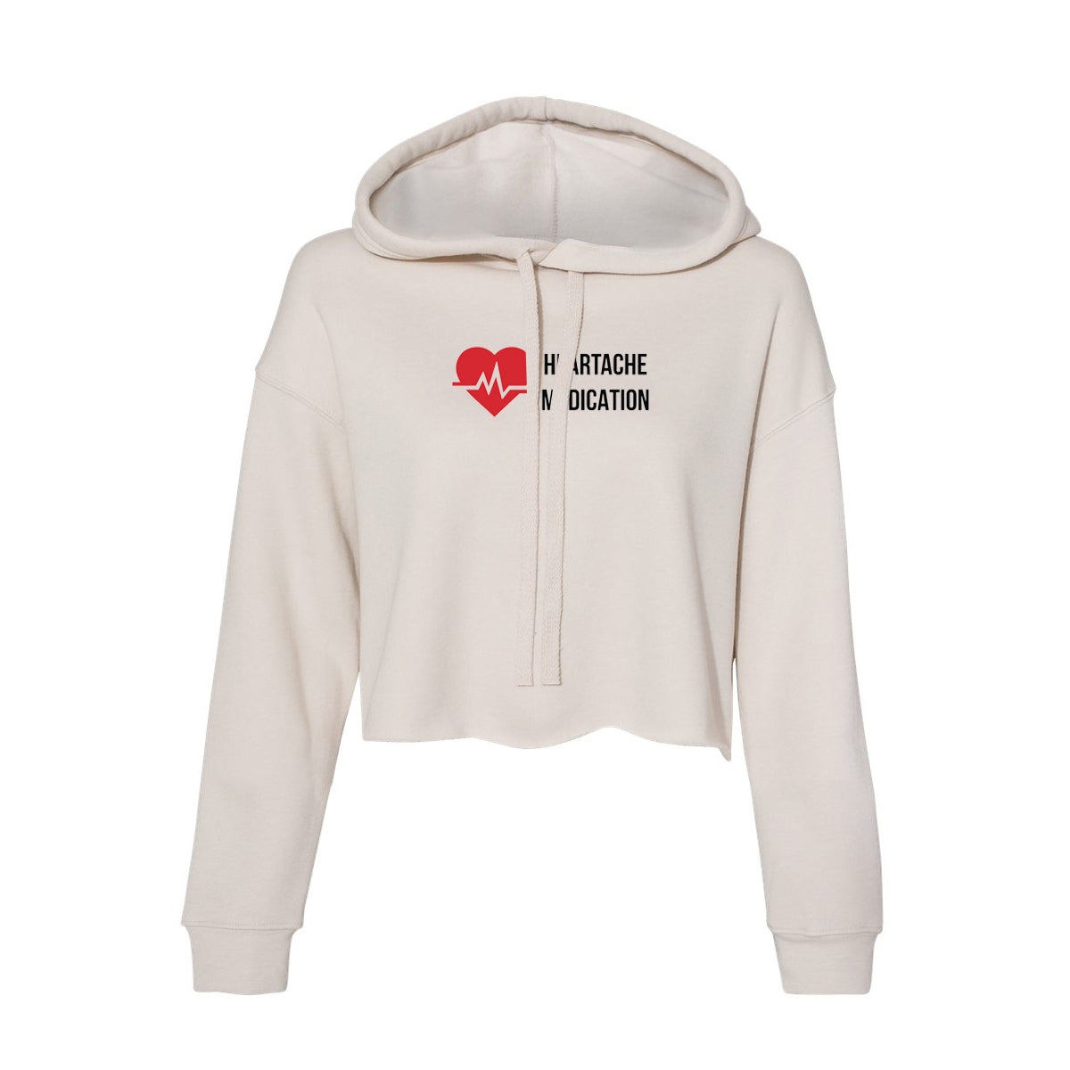 Heartache Medication Crop Hoodie