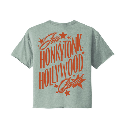 Honkytonk Hollywood Women's Crop Tee