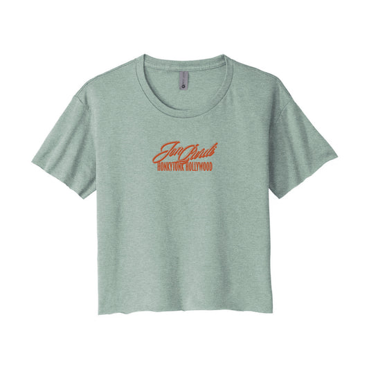 Honkytonk Hollywood Women's Crop Tee